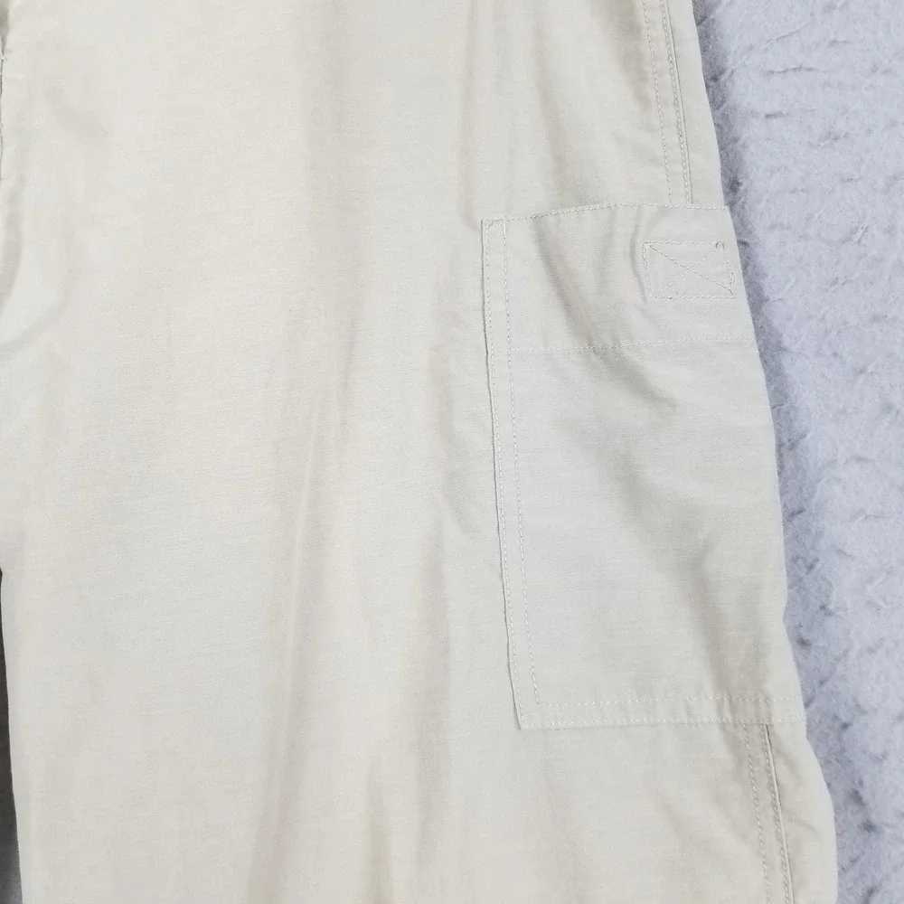 Pellini Pants Boys 15/16 Beige Cargo Elastic Waist Nylon Blend Outdoor